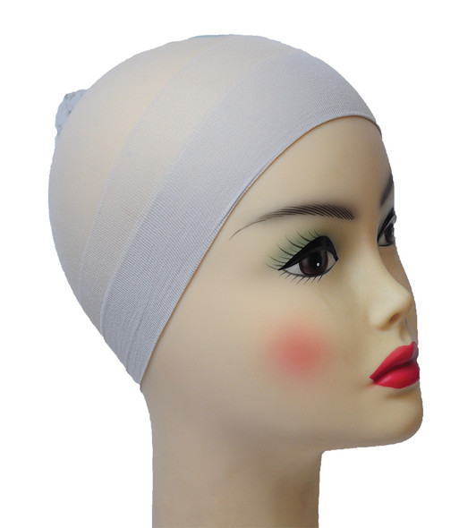 Women's Wig Stocking Cap Gray