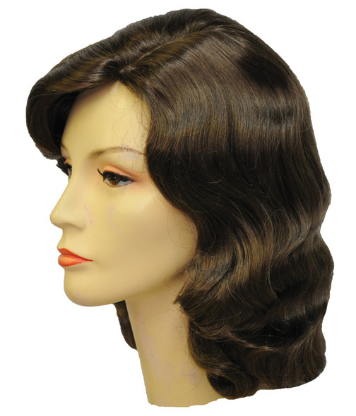 Women's Wig 1940's Vamp Light Brown 10