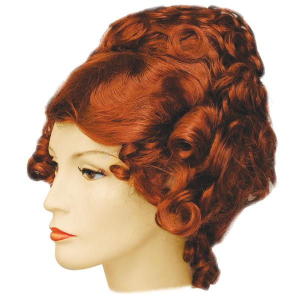 Women's Wig Big Momma Beehive Bright Flame Red