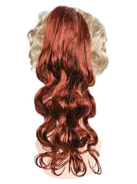 Women's Wig Ponytail Comb Bright Red