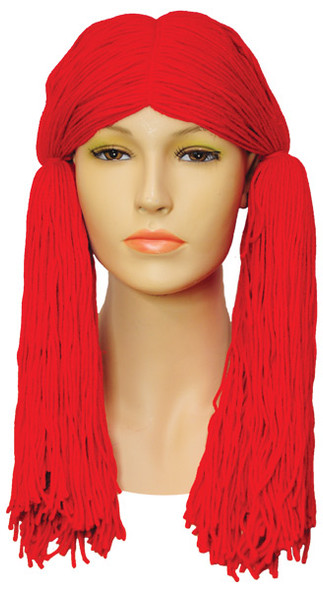 Women's Wig Rag Doll Bargain Red