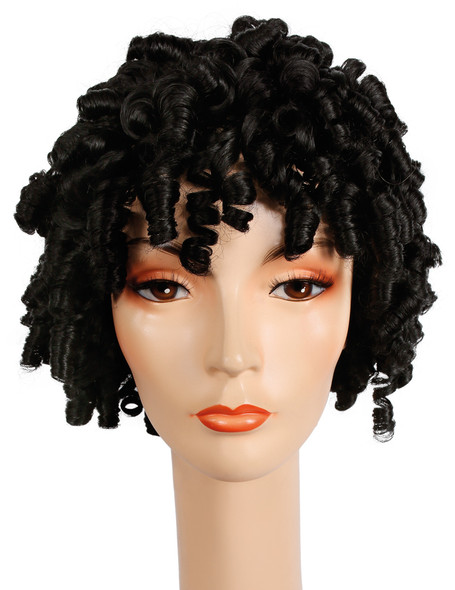 Women's Wig Spring Curl Black