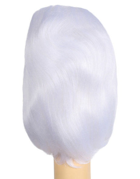 Women's Wig Spit Curl Beehive White 5010