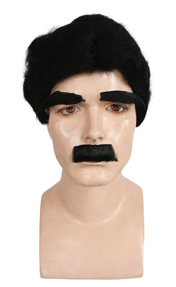 Men's Wig Groucho Set Black