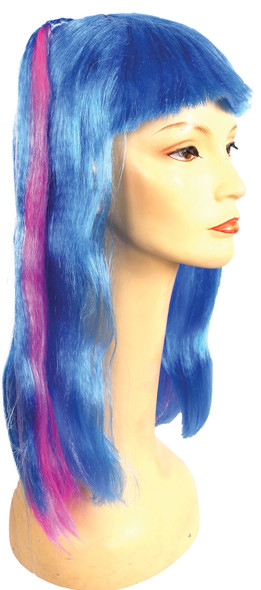 Women's Wig Lil Cim Hot Pink Blue