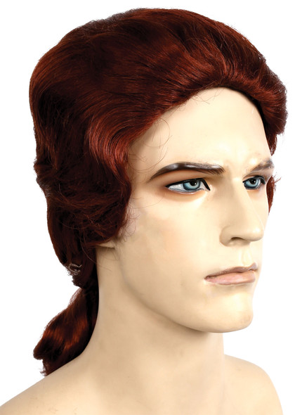 Men's Wig Ponytail Flame Red 130