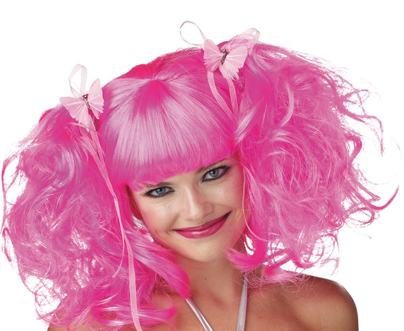 Women's Wig Pixie Pink Rose