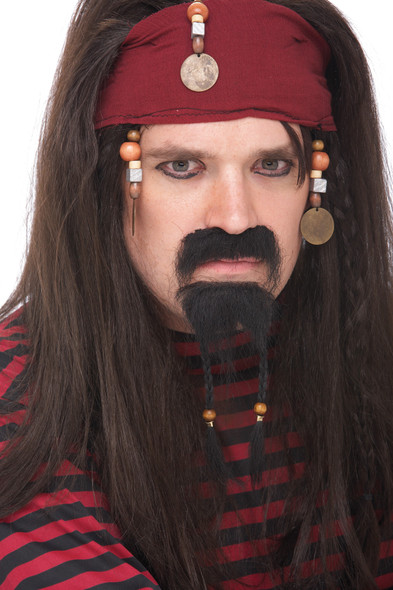 Men's Mustache And Goatee Pirate