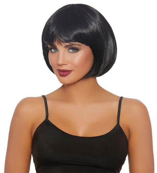 Women's Wig Short Bob Black