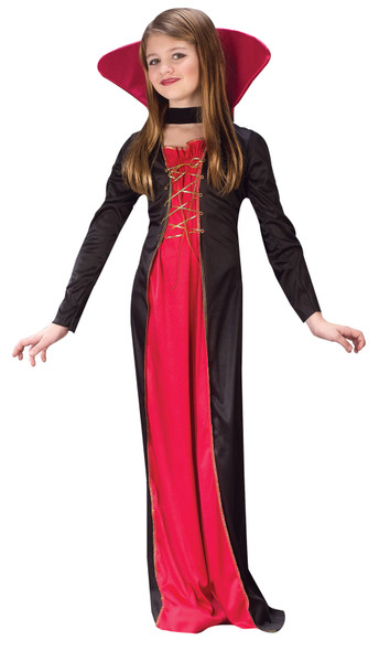 Girl's Victorian Vampiress Child Costume