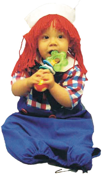 Infant Raggedy Andy Bunting Baby Costume