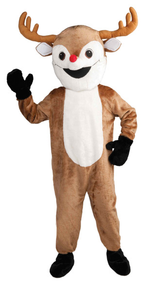 Men's Reindeer Mascot Adult Costume