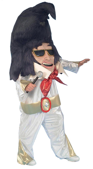 Men's Rock N Roll King Parade Pleaser Mascot Adult Costume