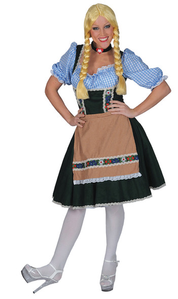 Women's Salzberg Dress With Shirt Adult Costume
