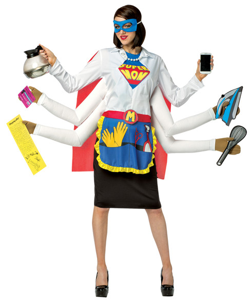 Women's Super Mom Adult Costume