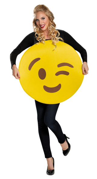 Women's Wink Emoticon Adult Costume