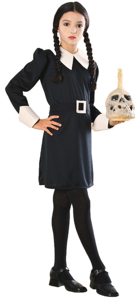 Girl's Wednesday-The Addams Family Child Costume