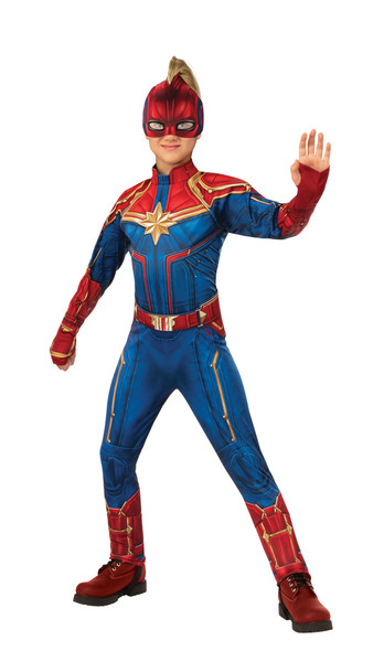 Girl's Captain Marvel Deluxe Child Costume