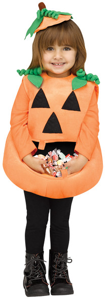 Toddler Candy Collector Pumpkin Baby Costume