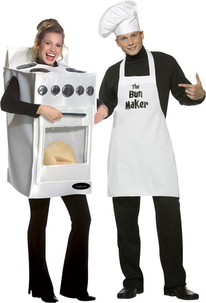 Unisex Bun In The Oven And Bun Maker Couples Adult Costume