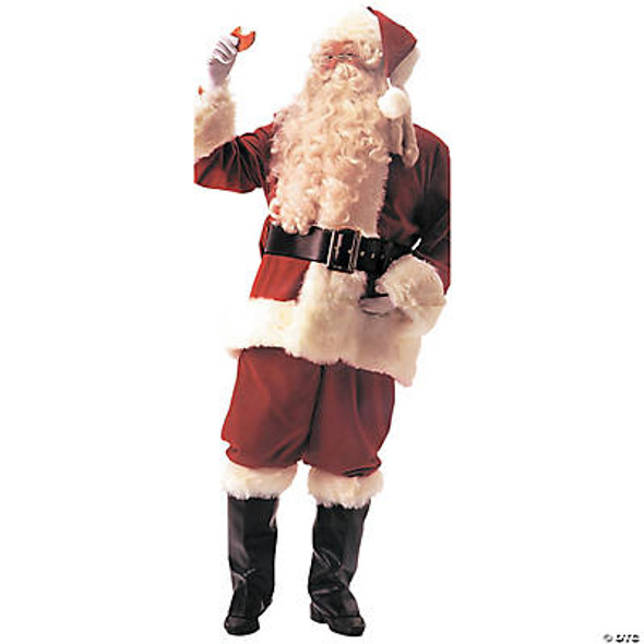 Men's Santa Suit Deluxe Velvet Adult Costume