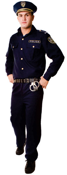 Men's Police Adult Costume