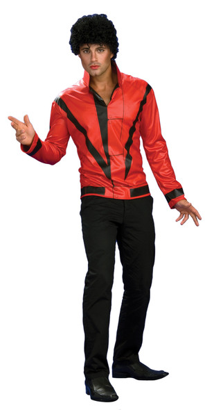 Men's Red Thriller Michael Jackson Jacket Adult Costume