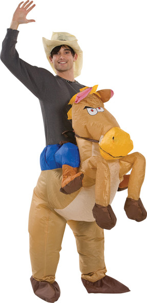 Men's Riding On Horse Inflatable Adult Costume