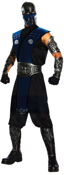 Men's Deluxe Sub-Zero-Mortal Kombat 9 Adult Costume