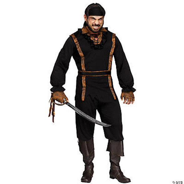 Men's Dark Pirate Adult Costume