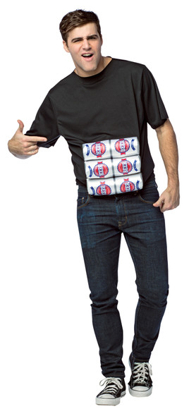 Men's Like My Six Pack Adult Costume