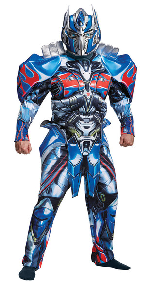 Men's Optimus Prime Deluxe-Transformers Movie 5 Adult Costume
