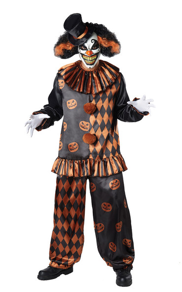 Men's Halloween Clown Adult Costume