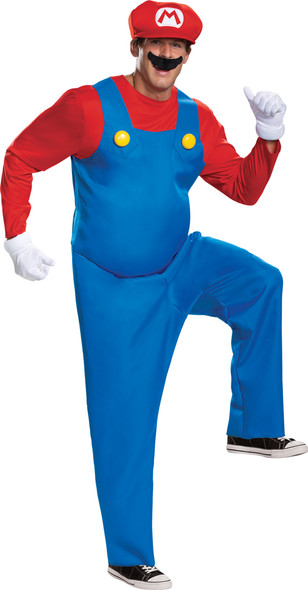 Men's Mario Deluxe Adult Costume