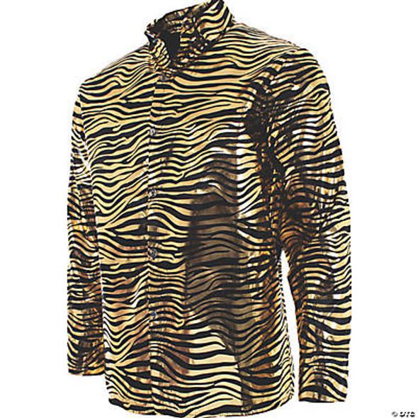 Men's Tiger Gold Shirt Adult Costume