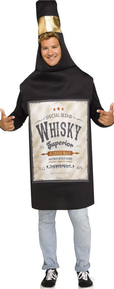 Men's Bottle Of Whiskey Adult Costume