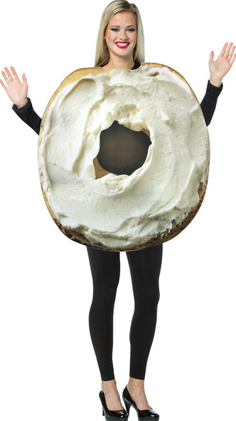 Women's Bagel With Cream Cheese Adult Costume