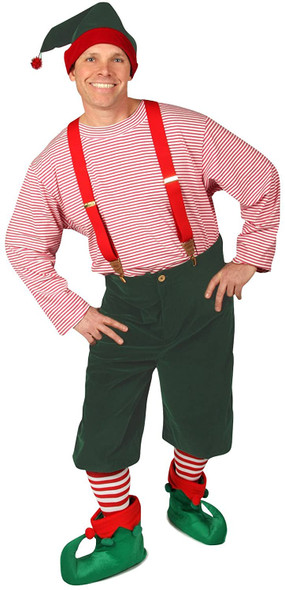 Men's Elf Workshop Adult Costume