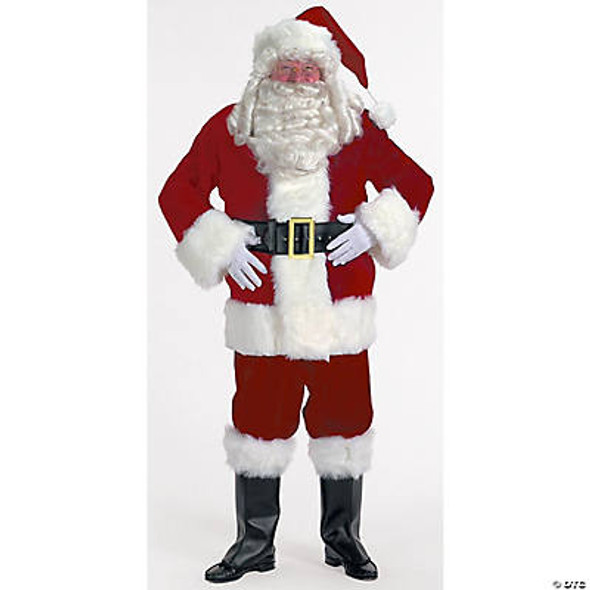 Men's Santa Suit Velvet Adult Costume