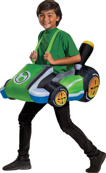 Boy's Inflatable Yoshi Cart Child Costume