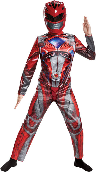 Boy's Red Ranger Classic-Power Rangers Movie 2017 Child Costume