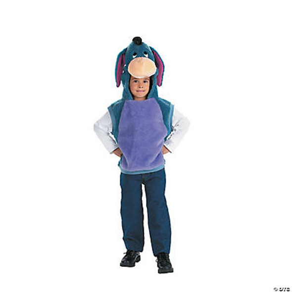 Boy's Vest Eeyore Child Costume