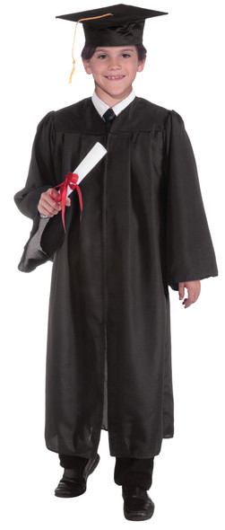 Boy's Graduation Robe Black Child Costume