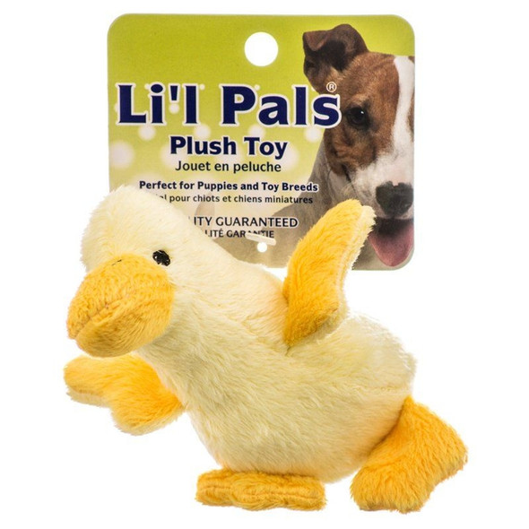 Lil Pals Ultra Soft Plush Dog Toy - Duck - 5" Long