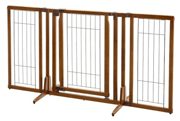 Premium Plus Freestanding Pet Gate with Door