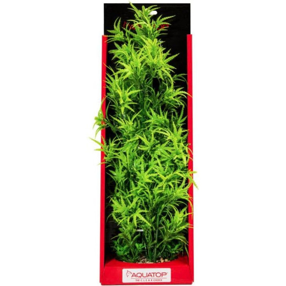 Aquatop Vibrant Garden Aquarium Plant Green - 16" tall