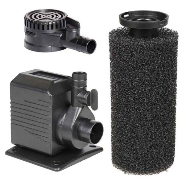 Beckett Crystal Pond Dual Purpose Pond and Fountain Pump with Pre-Filter - 430 GPH