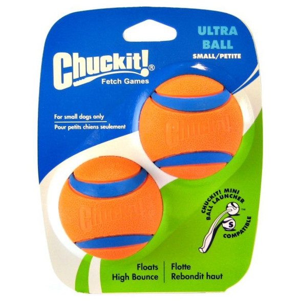 Chuckit Ultra Balls - Small - 2 Count - (2" Diameter)