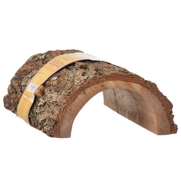 Flukers Critter Cavern Half-Log - X-Large (8"L x 8"W x 6"H)