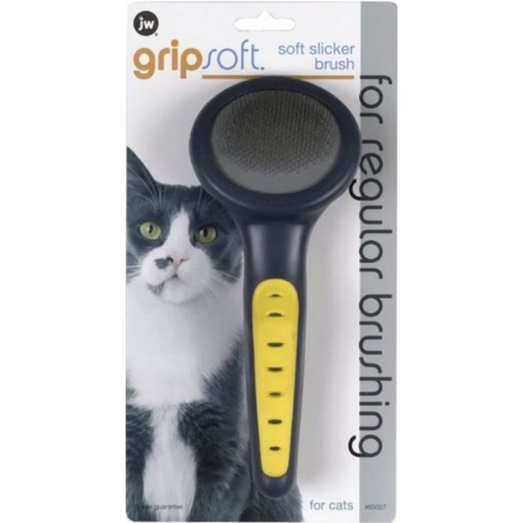 JW Gripsoft Cat Slicker Brush - Cat Slicker Brush